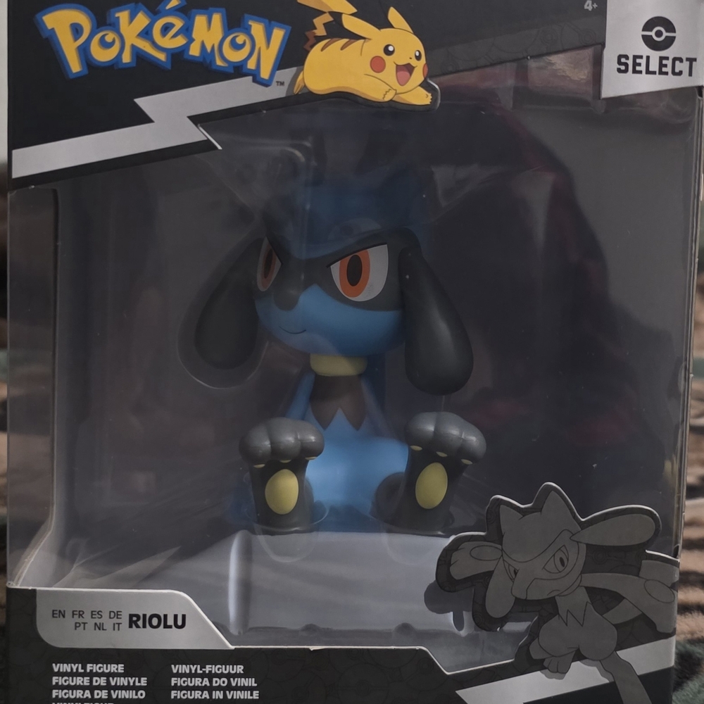 Pokemon Blue and Black Riolu Action Figure